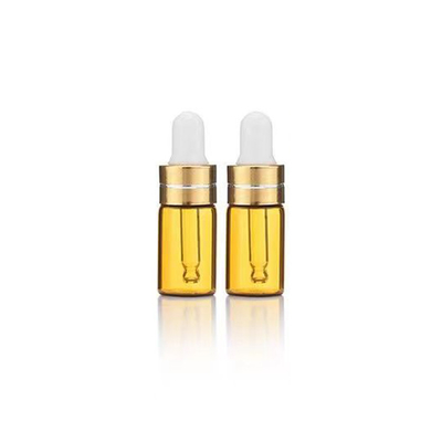 Clear Glass Essential Oil Bottle With Aluminum Dropper Whole Set