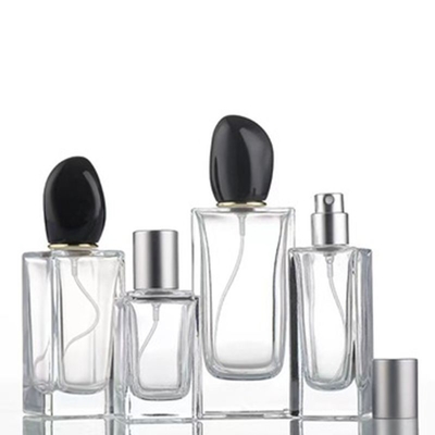 Hotsale 50ML & 100ML Glass Sprayer Bottle for Perfume Empty Square Perfumery Container