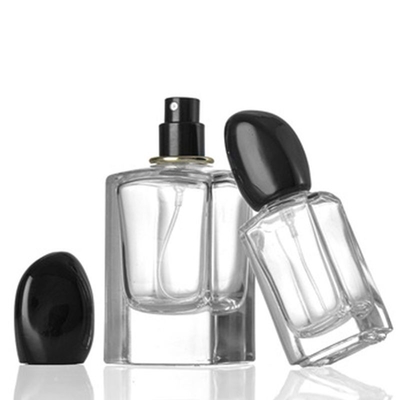 Hotsale 50ML & 100ML Glass Sprayer Bottle for Perfume Empty Square Perfumery Container