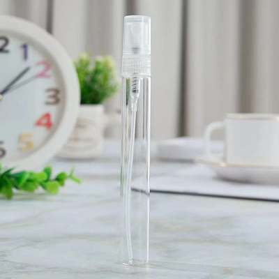 2ML 3ML 5ML & 10ML Empty Glass Perfume Spray Sample Container With Plastic Sprayer