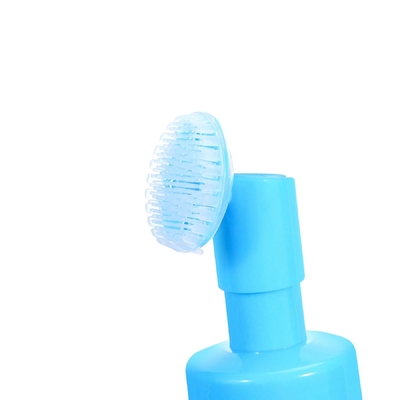 Customized 42mm Plastic Foam Pump With Silicone Brush For Cleaning