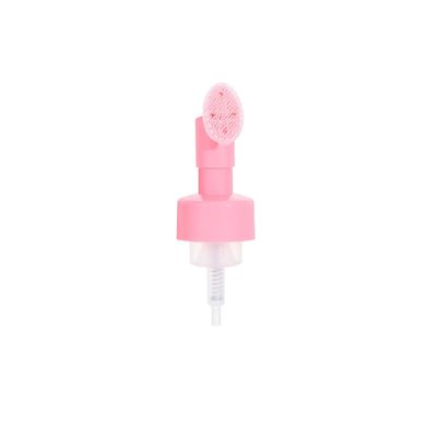 Silicone Brush Foam Pump Dispenser for Facial Cleanser and Mousse Bottles
