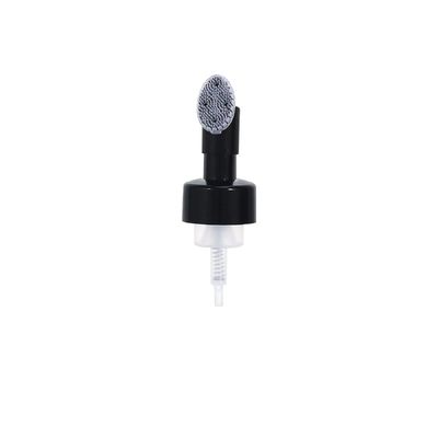 Silicone Brush Foam Pump Dispenser for Facial Cleanser and Mousse Bottles
