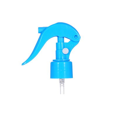 Transparent Blue Plastic 24/410 Mini Trigger Sprayer Used In Bottle Seal