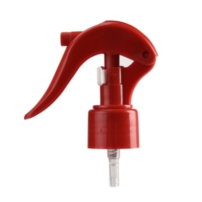Red Color 24/410 Plastic Mini Trigger Sprayer With Clip Design Support Customization