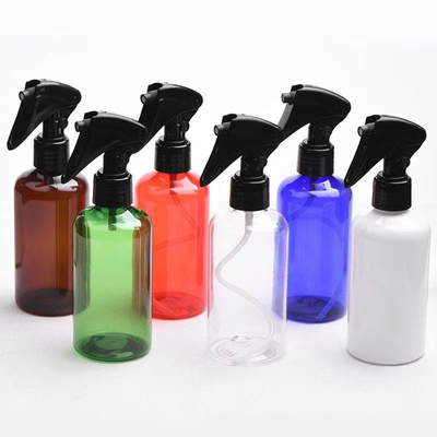 Various Colors 50ml Plastic Bottle Used For Mini Trigger Sprayer Accept Customized