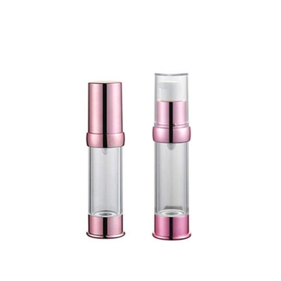 Rose Gold 30ml UV Aluminum Airless Pump Bottle Used For Skincare Application