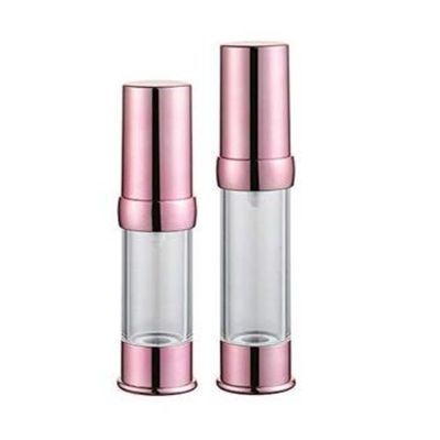 Rose Gold 30ml UV Aluminum Airless Pump Bottle Used For Skincare Application