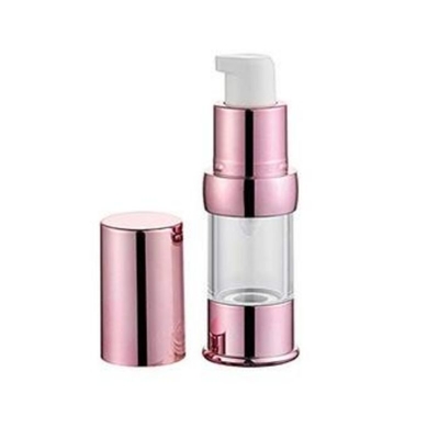 Rose Gold 30ml UV Aluminum Airless Pump Bottle Used For Skincare Application