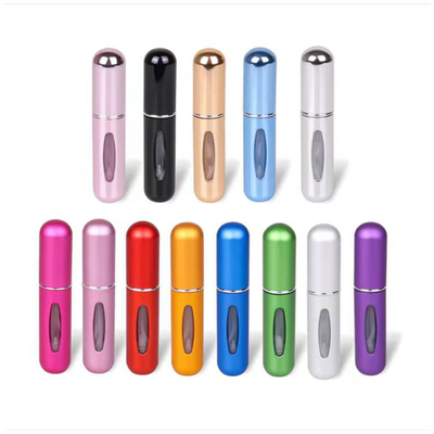 Customized Portable 8ml & 12ml Aluminum Spray Pen Spray Bottle For Perfume
