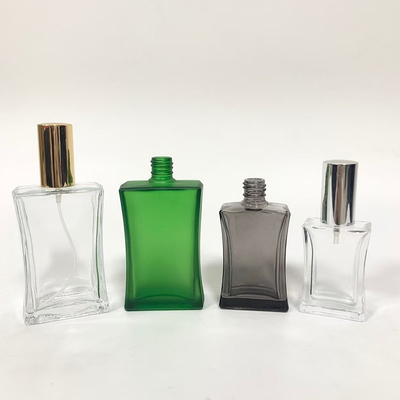 Wholesale 20ML 30ML &50ML Square Glass Perfume Bottle Empty Packaging