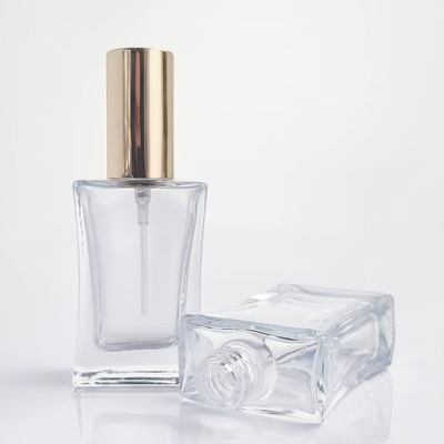 Wholesale 20ML 30ML &50ML Square Glass Perfume Bottle Empty Packaging