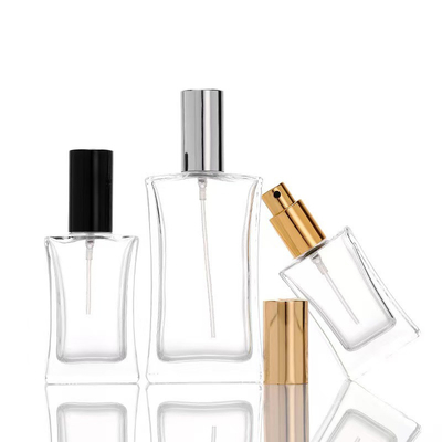 Wholesale 20ML 30ML &50ML Square Glass Perfume Bottle Empty Packaging
