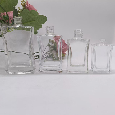 Customized 20ml 30ml & 50ml Glass Bottle With Aluminum Sprayer and Over Cap