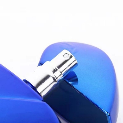 Luxury 30ml Heart Shape Glass Perfume Spray Bottle With Painted Colors