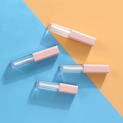 Pink Plastic 1.2ml Lip Gloss Tube Empty Container With Customized Colors