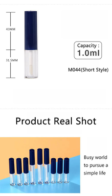 PLASTIC 1ml 1.5ml &  2.5ml Slim Empty Container for Lip Gloss Tube