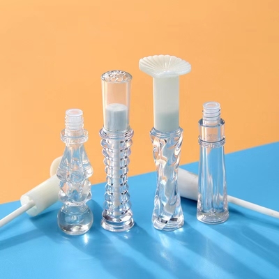 2.4ml Empty Slim Lip Gloss Tube Irregularity Plastic For Cosmetic Containers