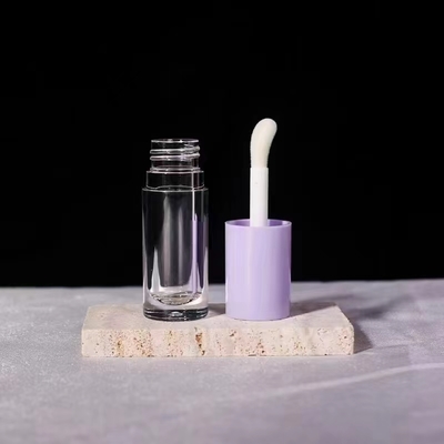 Cylindrical 6ml Materials Lip Gloss Tube with Screw Lid in Market