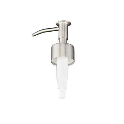 20/24/28MM Gold Silver Metallic Lotion Pump Dispenser for Luxury Non Spill Cosmetic Packaging