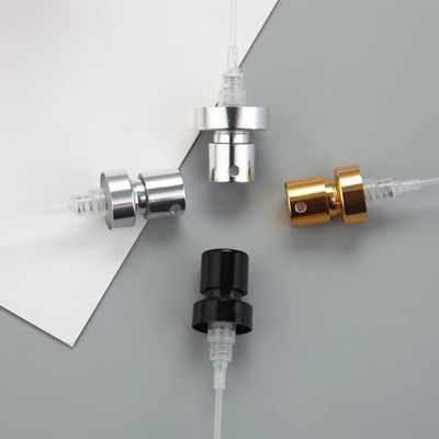 13mm 15mm 18mm 20mm Aluminum Gold Silver Shiny Fine Mist Sprayer Perfume Spray Pump for Premium Bottles