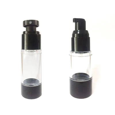 Custom Plastic Airless Bottle 15ml 30ml 50ml with Vacuum Pump
