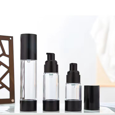 Custom Plastic Airless Bottle 15ml 30ml 50ml with Vacuum Pump