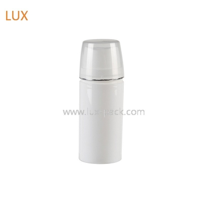 200ml Airless Pump Bottle 49.2mm Clear AS+PP Cosmetic Packaging