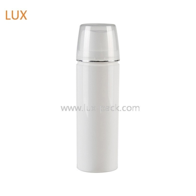 200ml Airless Pump Bottle 49.2mm Clear AS+PP Cosmetic Packaging