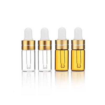 20ml Clear Essential Oil Glass Bottle with Screw Cap