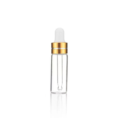 Amber Glass Essential Oil Dropper Bottle 10ml with Screw Cap
