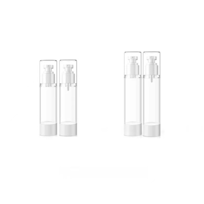 Plastic Airless Bottle 15-100ml with Sprayer Pump Head