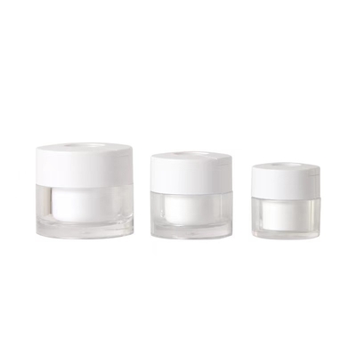 30g 50g Acrylic Cream Jar with Spoon for Cosmetic