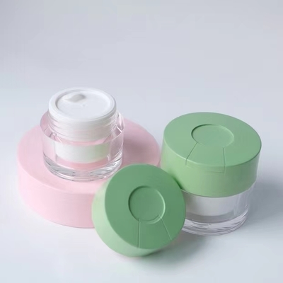 30g 50g Acrylic Cream Jar with Spoon Customizable Printing