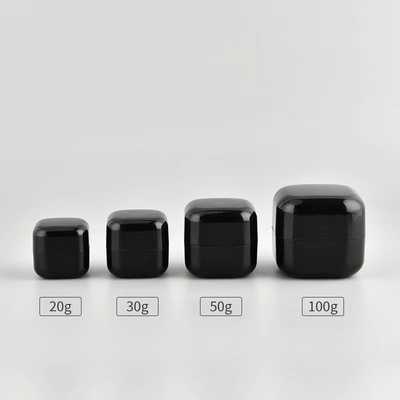 Custom Plastic PP Square Cream Jar 20g to 100g