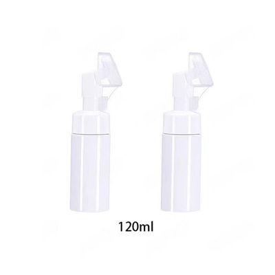 100ML 150ML 200ML Plastic Bottle with Foam Pump and Silicone Brush for Customized Cosmetic Packaging