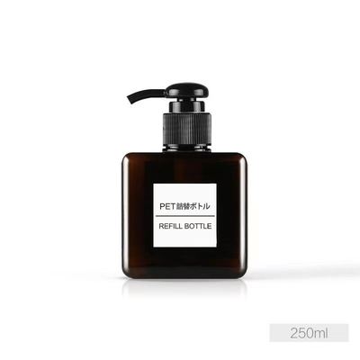 Wholesale Square PETG Lotion Bottle with Pump Head for Cosmetic Products - 10000pcs MOQ