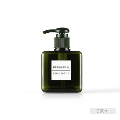 Wholesale Square PETG Lotion Bottle with Pump Head for Cosmetic Products - 10000pcs MOQ