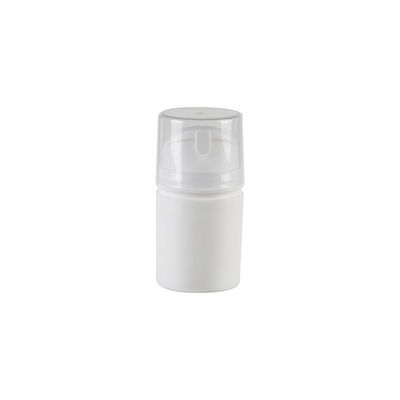 Wholesale Square PP Airless Bottle with Plug and Over Cap for Customized Printing Cosmetic Packaging
