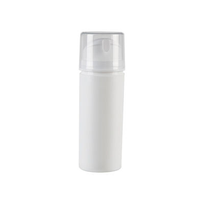 Wholesale Square PP Airless Bottle with Plug and Over Cap for Customized Printing Cosmetic Packaging
