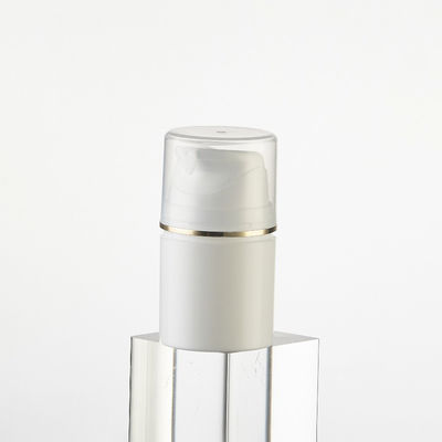 Wholesale Plastic PP Airless Bottle with UV Golden Ring and 15ml-200ml Capacity for Cosmetic Applications