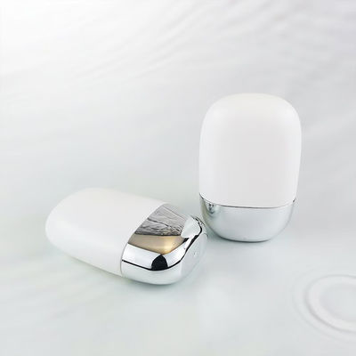 Wholesale Plastic PP Sunscreen Cream Bottle with Silver Double Shell Cap in 30g and 50g Sizes