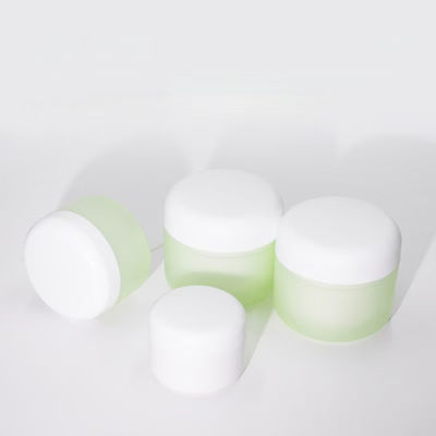 White Green 100% Fresh PP Plastic Cream Jar with 20 Days Lead Time for Cosmetic Packaging