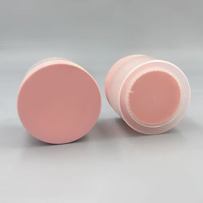 Custom Color 80g Matt Surface PP Plastic Round Cream Jar With Disc for Cosmetic Packaging