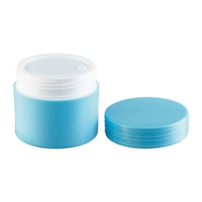 Custom Color 80g Matt Surface PP Plastic Round Cream Jar With Disc for Cosmetic Packaging