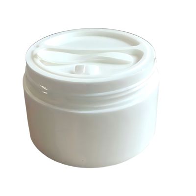 50+50g PP Plastic Cream Jar with No Mechanical Issues and Gentle on Delicate Formulas