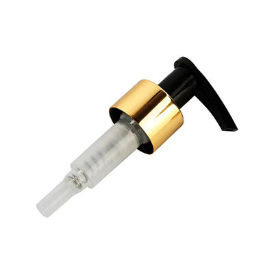 24/410 28/410 Aluminum Gold Cosmetic Pump Plastic Emulsion Dispenser for Hand Wash Bottle Refillable Lotion Pump for Body Wash