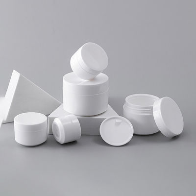 Double-layer PP Plastic Cream Jar with Food-grade Material in 10ml 30ml 50ml 75ml for Skincare Cream Container
