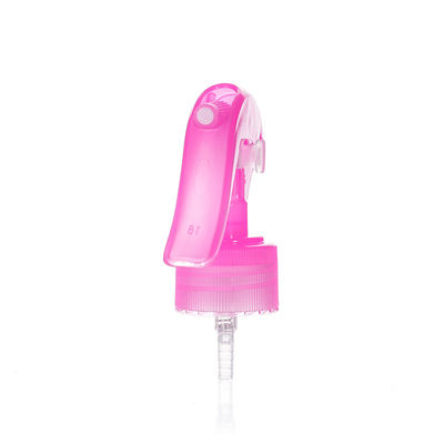 Translucent Pink Mini Trigger Sprayer with Leak-proof Seal and Ergonomic Design for Perfume and Skin Care