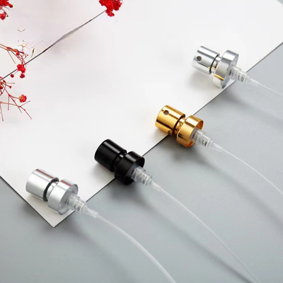 15MM 20MM Electroplated Aluminum Fine Mist Sprayer Pump with Precise Dosage Control for Personal Care